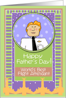 Happy Father’s Day, Flight Attendant, Male card