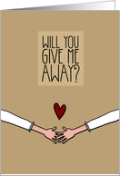 Will you give me Away? - from Lesbian Couple card