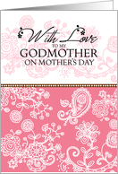 Godmother - pink mendhi - With Love on Mother’s Day card