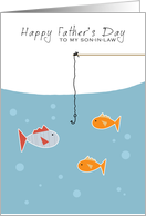 Son-in-Law - Fishing - Happy Father’s Day card