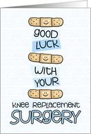 Knee Replacement Surgery - Bandage - Get Well card