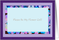 Please Be My Flower Girl? - Blank Inside card
