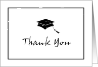 Graduation Thank You Card - Simply Stated card
