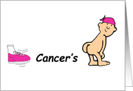 kick cancer’s butt! card