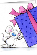 happy birthday mouse card