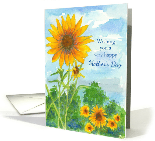 Wishing You A Happy Mother's Day Sunflowers card (1373746)