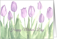 Religious Happy Mother’s Day Purple Tulip Garden card