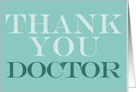 National Doctors’ Day, Thank You Doctor card
