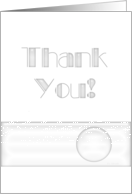 Thank You! card