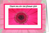 Bridal Shower Thank you -- Beauty and Elegance card