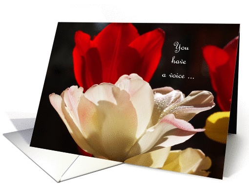 Tulips Will You Sing at Our Wedding? card (374548)