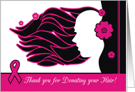 Hair Donation - Thank You card