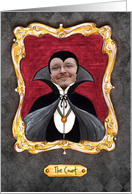 Count Dracula Halloween Photo Insert Card
