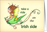 St. Patrick’s Day Fairy On Ivy Card