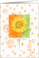 Coronavirus Thinking of You Sunshine Day Sunflower card