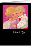 Thank You, English, ArtCard, Paper Greeting Card, ’A Mother’s Love’ card