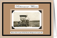 Retirement Party Invitation card