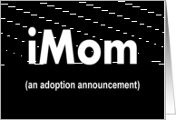 Adoption Announcement - Blank card