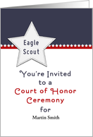 Eagle Scout Ceremony Party Invitation-Court of Honor-Custom Card