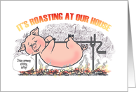 Pig Roast_It’s Roasting card