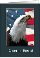 Eagle Eye, Eagle Scout Court of Honor Invitation card