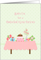 Bridal Luncheon Invitation card