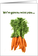Miss You Group Carrots card