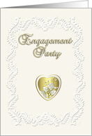 Engagement Party Ivory card