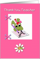 Thank You Teacher card