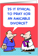 AMICABLE DIVORCE card