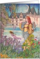 Fairytale Castle Garden Wedding Invite card