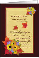 Thanksgiving Remembrance of Loved One card
