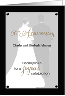 50th anniversary invitation-couple card