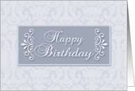Business Happy Birthday for employee card