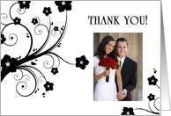 thank you! : flowers picture card
