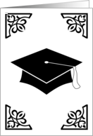 Graduation Cap Thank You card