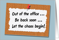Funny Office Door Sign for Administrative Professionals Day card
