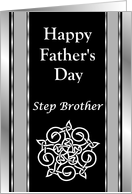 Step Brother - Happy Father’s Day - Celtic Knot card