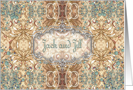 Jack & Jill Shower Invitation, Victorian Design card