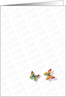 Love and Butterflies card