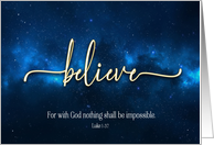 Thinking of You, Covid-19, Believe, Christian Bible Verse, Encourage card