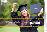 Graduate Announcement, 2022 Custom Photo Card