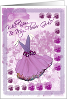Will you be my flowergirl card
