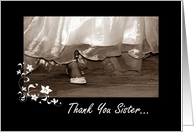 Thank You Sister - Matron Of Honor card