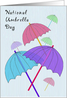 National Umbrella Day card