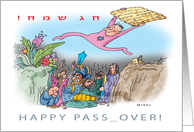 happy jewish passover pessach card