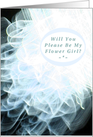Flower Girl, Invitation, Wedding Party, Fancy Folds card