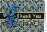 Graduation Gift Thank You Forget-me-nots card