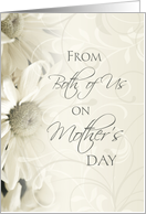 Happy Mother’s Day from Son & Daughter in Law - White Floral card