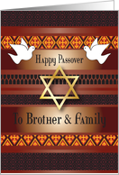 Passover / To Brother & Family card